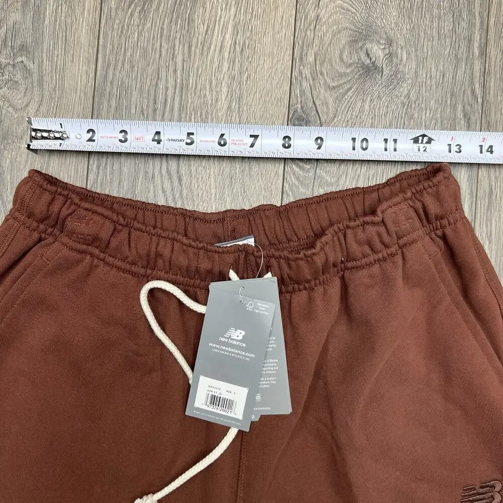 New Balance Jogger Pants Size Small Mens Brown French Terry Athletics $85